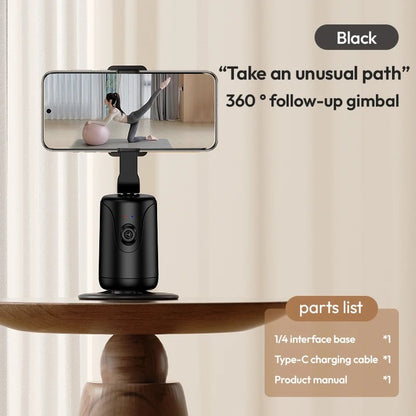 Smart Auto Tracking Phone Gimbal YT20 Foldable 360° Rotation Selfie Mount with Face/Object Tracking for Vlog/Live Stream